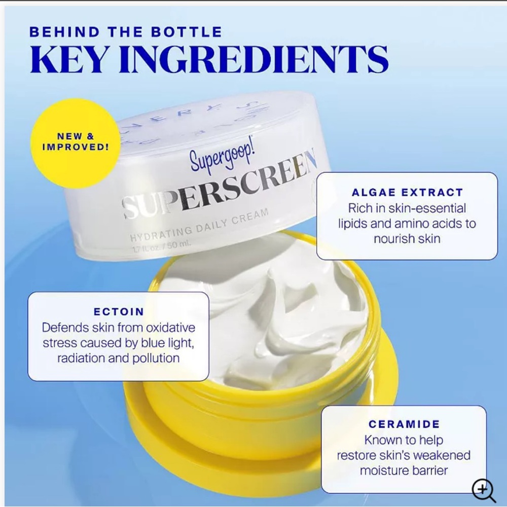 Supergoop! Superscreen Hydrating Daily Cream NEW IN BOX!! This stuff is amazing! - Picture 4 of 15